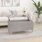 vidaXL Salontafel 90x44,5x45 cm bewerkt hout betongrijs, Minder dan 50 cm, 50 tot 100 cm, Verzenden, Nieuw