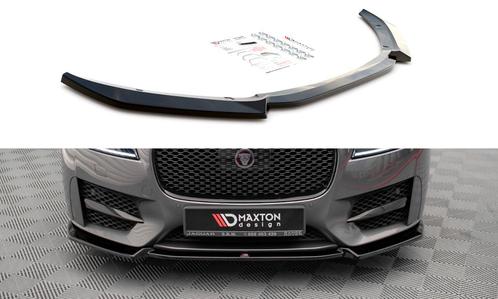 Voorspoiler V.1 Jaguar XF R-Sport Mk2 Maxton Glans Zwart, Auto-onderdelen, Carrosserie en Plaatwerk, Ophalen of Verzenden