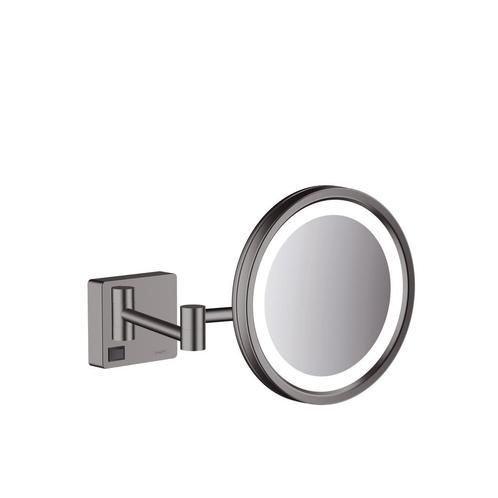 Scheerspiegel AddStoris HansGrohe Met LED Licht Geborsteld, Doe-het-zelf en Verbouw, Sanitair, Bad, Nieuw, Chroom, Ophalen of Verzenden