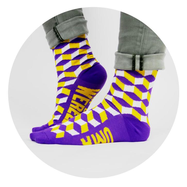 Grappige Sokken Oma 1 paar, Hobby en Vrije tijd, Feestartikelen, Nieuw, Verzenden