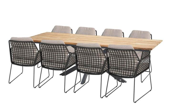 Taste by 4 Seasons Rhodos tuinset met Minerva tuintafel, Tuin en Terras, Tuinsets en Loungesets, Ophalen of Verzenden