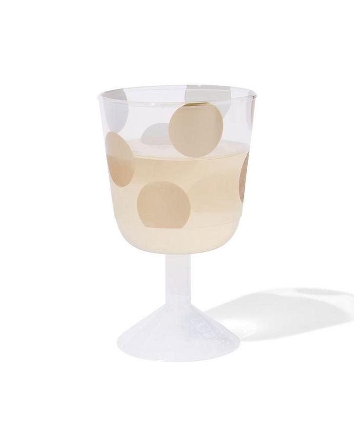 HEMA Wijnglazen goud 4 stuks, Huis en Inrichting, Keuken | Servies, Nieuw, Verzenden