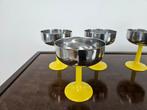 Bokaal (4) - Coppette per gelato italiane anni 70 - Metaal,