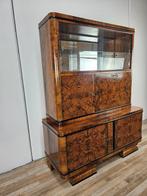 Vitrinekast - Art Deco Design Vitrine in Veer en