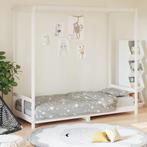 vidaXL Kinderbedframe 80x200 cm massief grenenhout wit, Kinderen en Baby's, Kinderkamer | Bedden, Verzenden, Nieuw