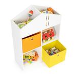 Ecotoys boekenkast met 2 mandjes - speelgoedkast 6 vakken -, Kinderen en Baby's, Kinderkamer | Overige Meubels, Ophalen of Verzenden