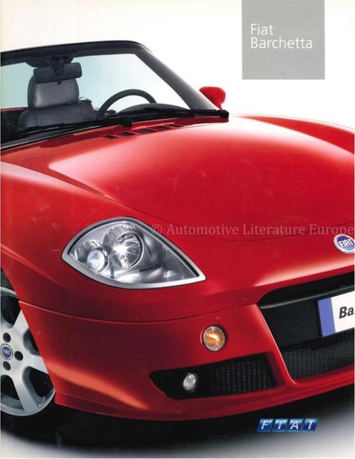 2003 FIAT BARCHETTA BROCHURE NEDERLANDS, Boeken, Auto's | Folders en Tijdschriften