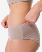 140 Incontinentiehipster katoen voor licht urineverlies, Kleding | Dames, Verzenden, Beige