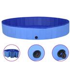 vidaXL Hondenzwembad inklapbaar 200x30 cm PVC blauw, Verzenden, Nieuw