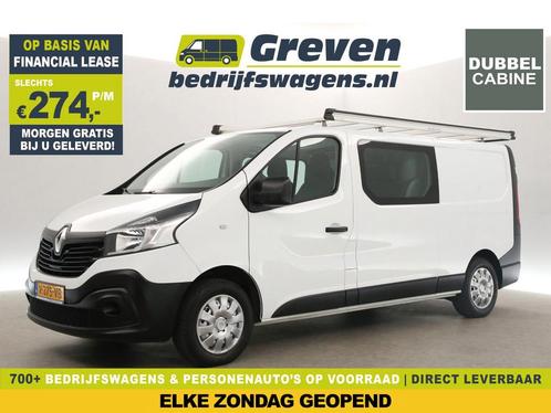 Renault Trafic 1.6 dCi T29 L2H1 DC Cruise Trekh PDC €274pm, Auto's, Bestelauto's, Handgeschakeld, Diesel, Wit, Renault, Verzenden