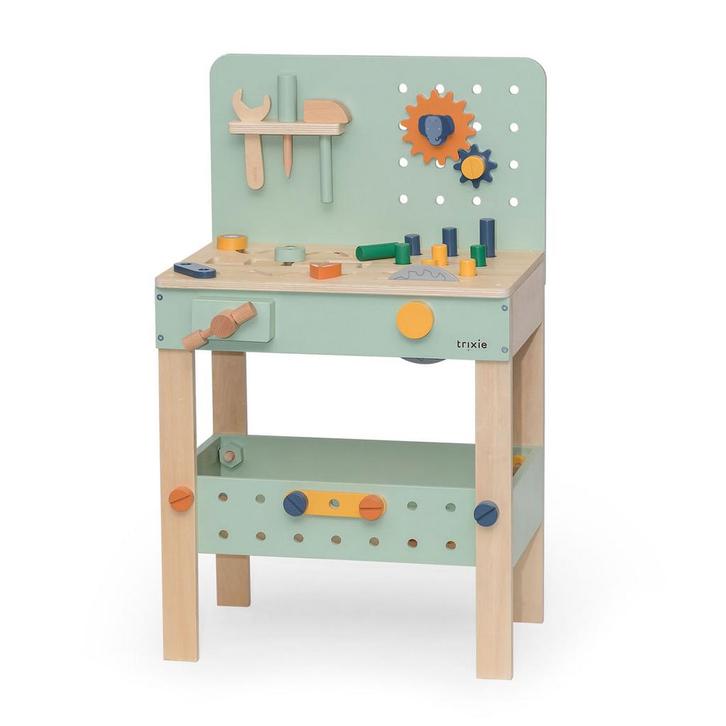 Trixie houten werkbank - educatief  van €114,95 voor €91,96, Kinderen en Baby's, Speelgoed | Bouwstenen, Ophalen of Verzenden