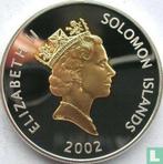 Salomonseilanden 5 dollars 2002 (PROOF) 50th anniversary..., Postzegels en Munten, Munten | Oceanië, Verzenden, Losse munt, Goud