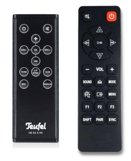 Teufel CB 52 II RC | CB52 THX CINEBAR afstandsbediening, Audio, Tv en Foto, Afstandsbedieningen, Verzenden