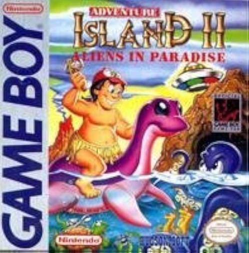 Adventure Island II Aliens in Paradise - Beschadigd (Loss..., Spelcomputers en Games, Games | Nintendo Game Boy, Zo goed als nieuw