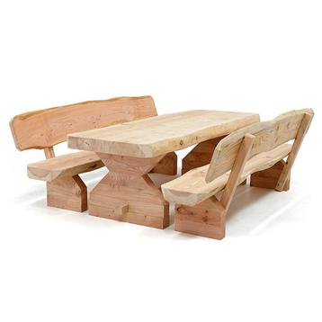 Eco Oostenrijkse Douglas Picknickset Met Rugleuning beschikbaar voor biedingen