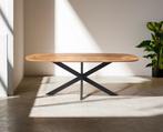 Eettafel Colorado Deens ovaal mangohout 220x110 cm, Ophalen of Verzenden, Nieuw