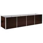 Plantenbak Gegalvaniseerd Bruin 320cm | retourdeal, Tuin en Terras, Bloembakken en Plantenbakken, 100 cm of meer, Nieuw, Ophalen of Verzenden