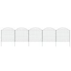 vidaXL Schuttingset gebogen 77,5x78,5 cm groen, Verzenden, Nieuw, IJzer, Minder dan 1 meter