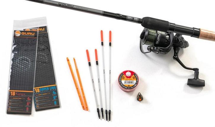 Guru Float Rod & Reel Combo Set 11 (1-15g) (Incl. Lijn &, Watersport en Boten, Hengelsport | Algemeen, Nieuw, Verzenden