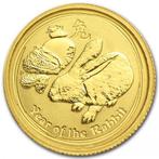 Gouden Lunar II - 1/20 oz 2011 Year of the Rabbit, Postzegels en Munten, Goud, Losse munt, Verzenden