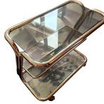 Morex - Bijzettafel - Glas, Metaal, Perspex - Serveerwagen