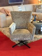€ 599,- | OUTLET | Breda draaifauteuil | Grijs | Kubus Wonen, Ophalen, Modern Design, Nieuw, 75 tot 100 cm
