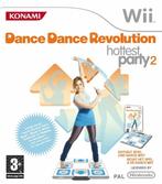 Dance Dance Revolution Hottest Party 2 + Mat (Nintendo Wii), Spelcomputers en Games, Games | Nintendo Wii, Gebruikt, Verzenden