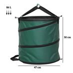 TRUUSK Tuinzak 4x86L Waterdicht Tuinafvalzak Met Ritssluitin, Huis en Inrichting, Woonaccessoires | Prullenbakken, Verzenden, Nieuw