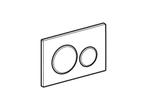 Geberit Sigma20 bedieningsplaat - zwart/chroom/zwart, Verzenden, Zo goed als nieuw