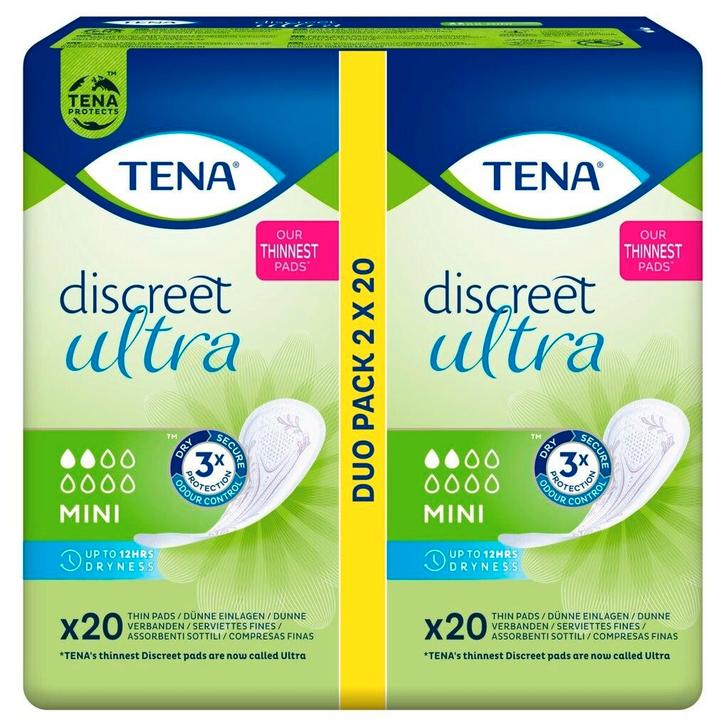 Tena Discreet Ultra Mini Verbanden, Diversen, Overige Diversen, Nieuw, Verzenden