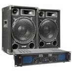 MAX Complete 700W Speakerset MAX12 met Versterker, Nieuw, Verzenden