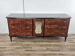 Credenza - Art Deco dressoir in mahonie en esdoorn -, Antiek en Kunst