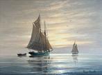 Roger Desoutter (1923) - Gloucester fishing schooners, Antiek en Kunst