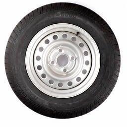 Compleet wiel 165R13C band +  velg - opel steek 4x100 -, Auto-onderdelen, Banden en Velgen, Ophalen of Verzenden