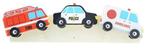 Kinderkapstok Brandweer Politie Ambulance kinderkamer autos, Nieuw