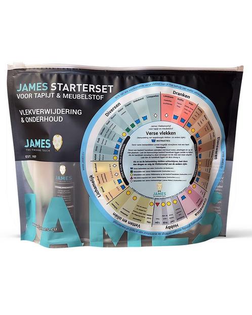 James Starterset. Eerste hulp bij vlekken uit tapijt en stof, Huis en Inrichting, Schoonmaakartikelen, Schoonmaakmiddel, Verzenden