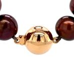 Parel collier met gouden sluiting 14 krt, Sieraden, Tassen en Uiterlijk, Kettingen, Ophalen of Verzenden, Nieuw