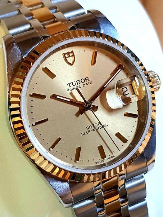 Tudor - Prince Date - GOLD DIAL - Zonder Minimumprijs -, Sieraden, Tassen en Uiterlijk, Horloges | Antiek