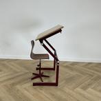 complete set 10x schooltekentafel en 10x stoel , beuken -, Ophalen of Verzenden, Gebruikt, Bruin, Hout