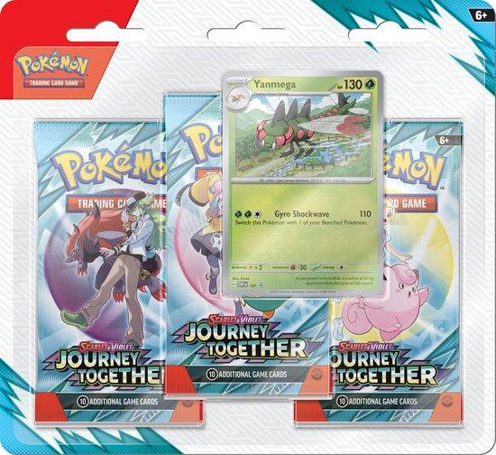 Pokemon SV09 Journey Together - 3-Pack Blister - Kaarten - Y, Hobby en Vrije tijd, Verzamelkaartspellen | Pokémon, Nieuw, Verzenden