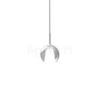 Penta Glo Hanglamp, wit/transparant - 25 cm (Hanglampen), Verzenden, Nieuw, Glas