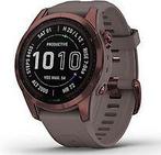 Garmin Fenix 7S 42 mm dark bronze titanium met shale grey, Verzenden, Gebruikt