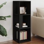 vidaXL Hoekkast 33x33x100 cm bewerkt hout zwart, Huis en Inrichting, Kasten | Overige, Verzenden, Nieuw