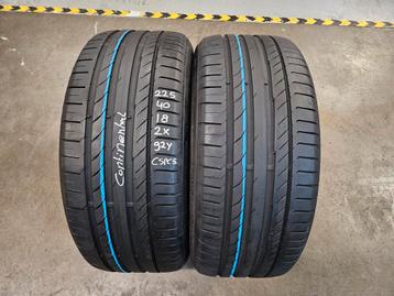 225/40/18 92Y CONTINENTAL CONTISPORTCONTACT5 6,1MM PROFIEL beschikbaar voor biedingen