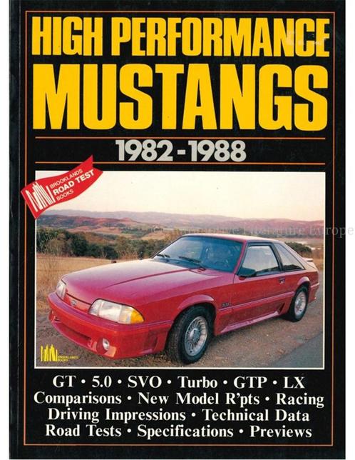 HIGH PERFORMANCE MUSTANGS 1982-1988 (BROOKLANDS ROAD TEST), Boeken, Auto's | Boeken, Ford