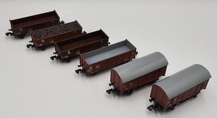 Piko N - Modeltrein goederenwagon (6) - Zes twee-as, Hobby en Vrije tijd, Modeltreinen | N-Spoor