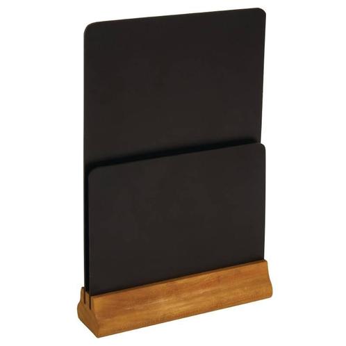 Dubbel schoolbord Menu Houder, Zakelijke goederen, Horeca | Keukenapparatuur, Verzenden