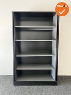 Roldeurkast - Ahrend - 195x120x45cm - Zwart - Refurbished, Werkplek, Ophalen of Verzenden, Gebruikt, Kast
