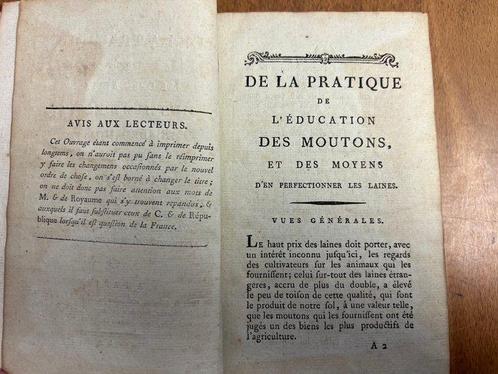 Pierre Flandrin - De La Pratique De Léducation Des Moutons,, Antiek en Kunst, Antiek | Boeken en Bijbels
