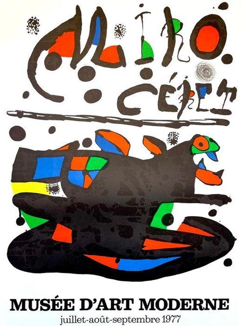 Joan Miró, after - Miró Ceret - Original lithographic print, Antiek en Kunst, Kunst | Tekeningen en Foto's